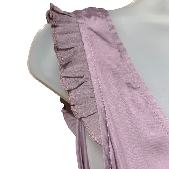 Vintage Kimchi Blue Dress Medium Lavender Purple Ruffle detail Great condition! - Picture 12 of 12